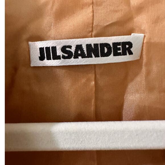 Vintage 1999 Jil Sander Women's Sleeveless Metallic Gold Mesh Vest, 2 (34) NWOT - Picture 2 of 11